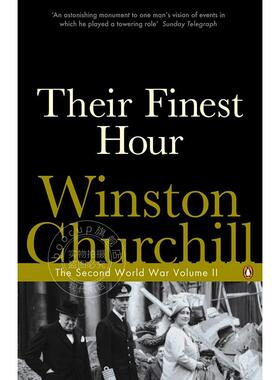 预售 第二次世界大战回忆录卷2 英文原版 Their Finest Hour : The Second World War 平装