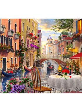 威尼斯 1000片拼图 文创周边 Peter Pauper Press 英文原版  Venice Jigsaw Puzzle