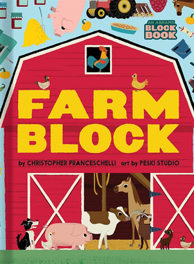Farmblock 农场书 block系列儿童低幼绘本 英文原版 Christopher Franceschelli