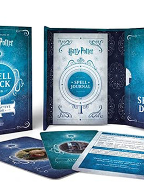哈利波特魔法互动书 电影周边书 英文原版 Harry Potter: Spell Deck and Interactive Book