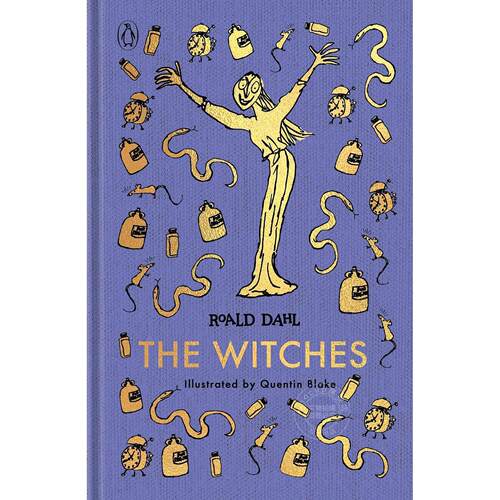 现货 女巫 罗尔德·达尔 精装布纹版 Roald Dahl 英文原版 The Witches: The Roald Dahl Clothbound Collection 7-12岁