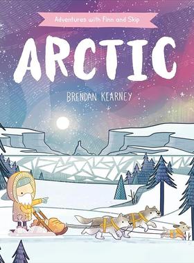 预售 芬恩与斯基普的北极冒险 儿童绘本故事书 Brendan Kearney 英文原版 Adventures with Finn and Skip: Arctic DK出版社 3-5岁