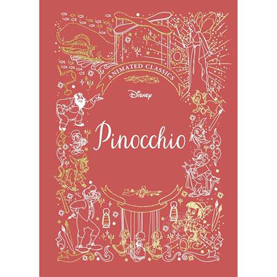 匹诺曹 布面精装 迪士尼动画经典 儿童读物 电影周边书 Disney Animated Classics系列 英文原版 Pinocchio 7-9岁