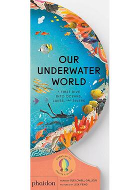 预售 我们的海底世界 初探海洋、湖泊和河流 儿童科普绘本 Phaidon出版社 英文原版 Our Underwater World 2-6岁