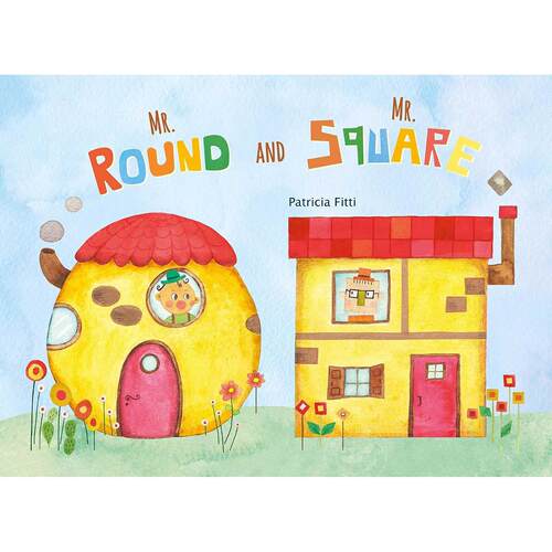 圆先生与方先生 儿童幽默故事绘本 帕特里夏·菲蒂 Patricia Fitti 英文原版 Mr. Round and Mr. Square 4-9岁