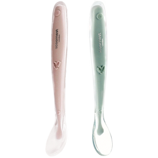 宝宝硅胶勺子新生婴儿喂水果泥喂奶吃饭辅食碗硅胶小软勺儿童餐具