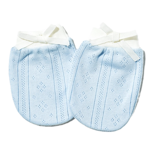 婴儿手套防抓脸神器春夏秋可啃咬冬季薄款0-6个月新生儿护手套包