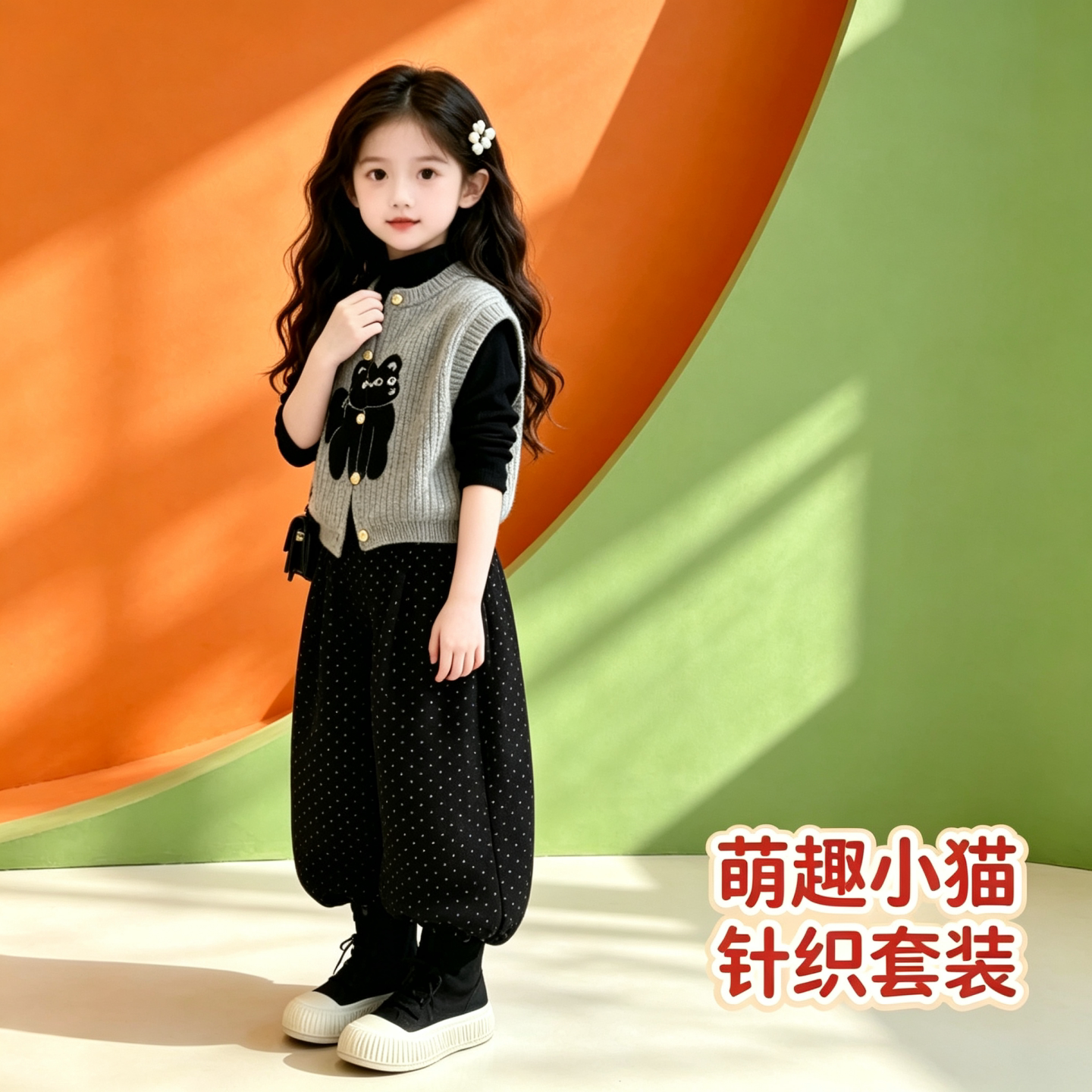 2026新款女童套装中大童春秋时髦