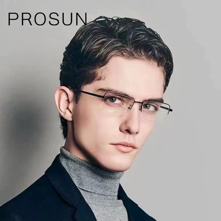保圣PROSUN眼镜架男款钛合眼镜架