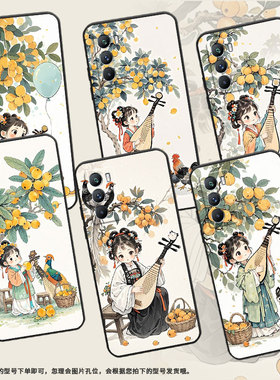 适用vivoT1手机壳5G国外版黑色V2151商务viviT3防摔T2xQ版画风全包T1x时尚V2334男女T4x高级硅胶保护套