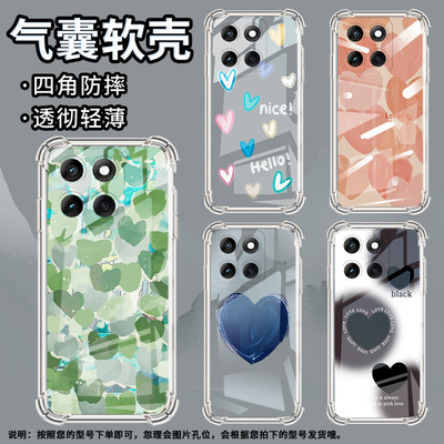 适用摩托罗Edge60Stylus手机壳MotorolaE30潮流油画爱心MOTOG55防摔气囊壳Edge2024硅胶MotoG62保护套