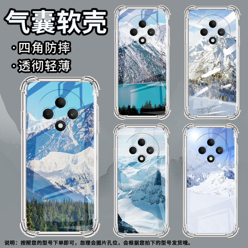 适用OPPOF9手机壳OPPOF9Pro防摔OPPOF11连绵山峰OPPOF11Pro气囊壳OPPOF15四角防摔全包边四角防摔商务保护套