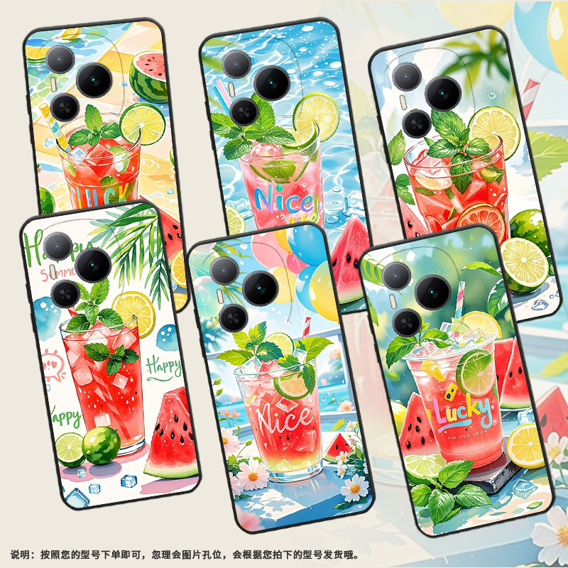 适用小米POCOC71手机壳Xiaomi15sPro保护套civi5Pro夏天冰饮25010PN30G全包边小米15Ultra耐磨POCOF7软壳