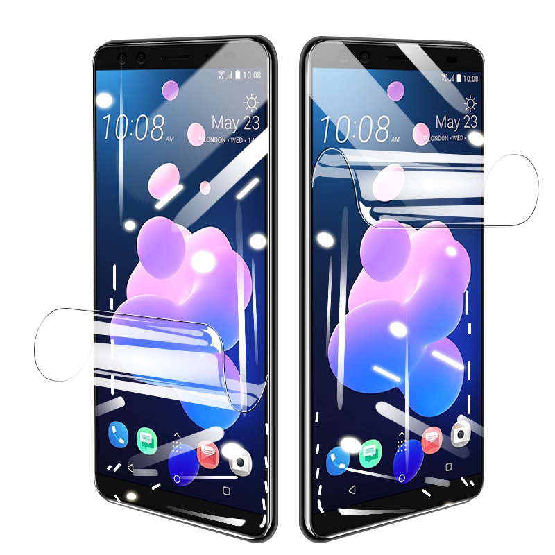 适用HTCU12plus水凝膜钢化U11磨砂手机贴膜U11plus全屏覆盖U12+保护高清曲面软膜屏幕防蓝光防摔防指纹液态