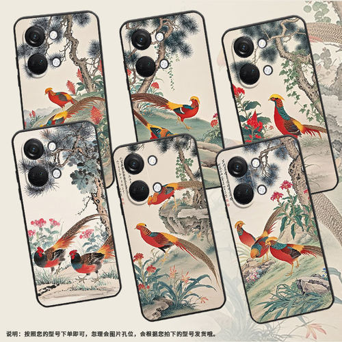 适用一加Nord手机壳Nord2T商务NordN30鸡冠花盛开GN2200硅胶OneplusNordCE耐磨NordN100保护套CPH2467软壳