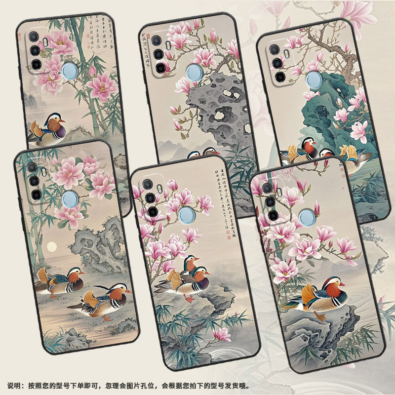 适用OPPOA38手机壳4G国外硅胶CPH2471黑色A18男女CPH2073软壳0pp0A56超薄两只鸳鸯A33高级PEHM00保护套