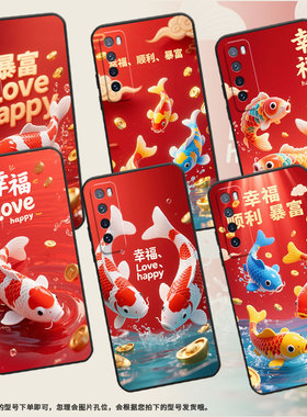 适用华为nova2手机壳HWI-AL00耐磨nova3软壳HUAWEInova5Pronova5三色锦鲤WLZ-AL10保护套nova青春版硅胶