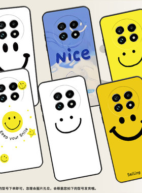 适用Realme14ProLite手机壳RMX3920真我14Pro青春版保护壳5G真我13Pro+国外版黄底笑脸中国风时尚保存微笑