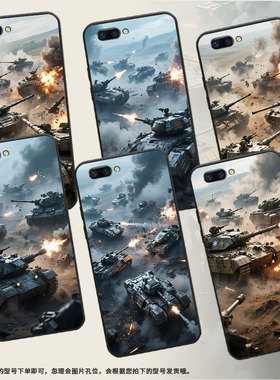 适用OPPOR9手机壳R9s防摔X9079纯黑色R11超薄0pp0R11s保护套R15x商务R17Pro/A39高级CPH1715坦克激战外壳