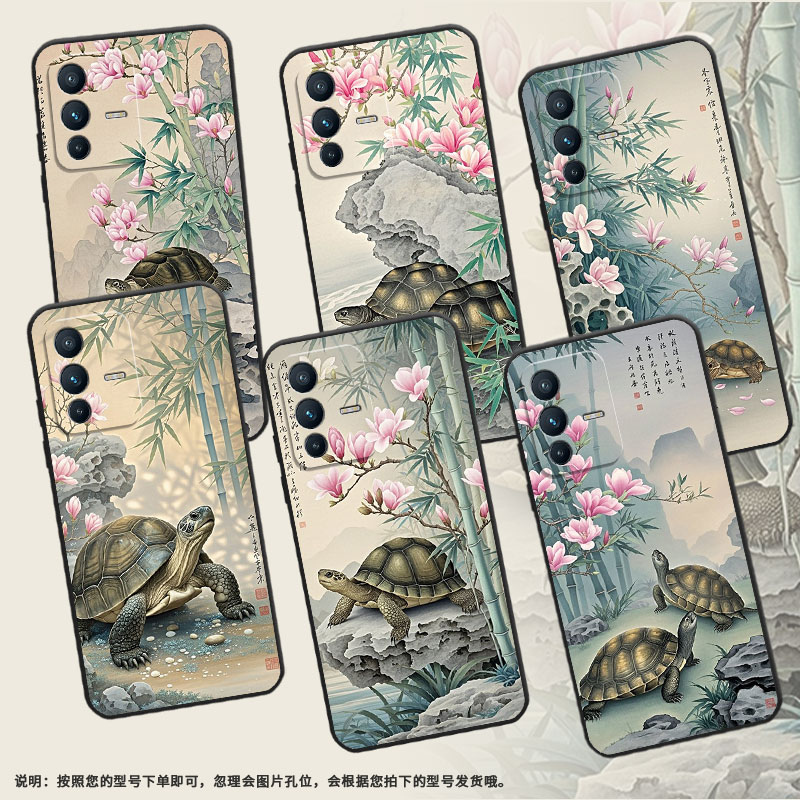 适用vivoV7手机壳V7Plus硅胶V11高级V15粉色玉兰花V20Pro保护套viviV21防摔V11P商务V2428时尚V40SE男女款