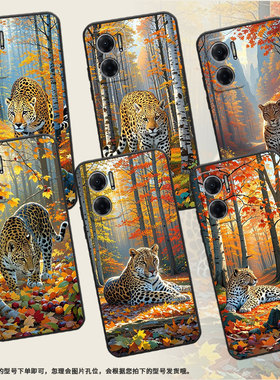 适用红米note10手机壳note10s防摔爆M2103K19I软壳秋天森林图RedmiNote11高级感2201116TG时尚note11R保护套