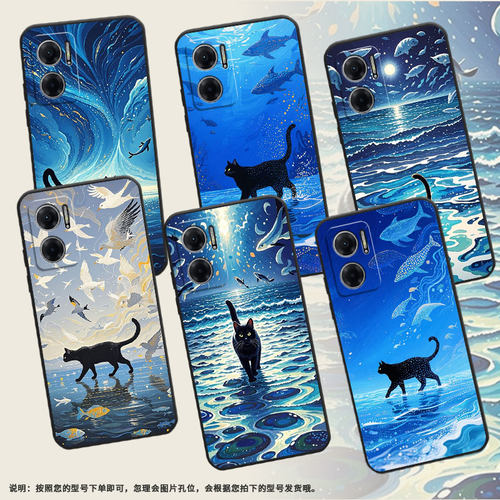 适用红米note10手机壳11Pro+防摔M2103K19I软壳流体油画RedmiNote11高级2201116TG时尚Note11Pro保护套