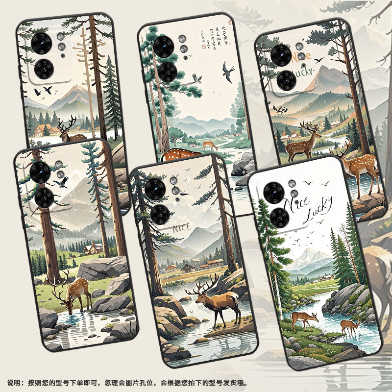 适用Edge50Fusion手机壳XT2243-2乡村风景S30Pro摩托罗拉G85防摔Edge40高级50Pro个性XT2401-2软壳保护套