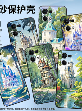 适用OPPOF19手机壳F1s超薄F3Plus防摔CPH1823商务树林城堡0pp0F21sPro/F17保护套CHP2219硅胶F21Pro软壳