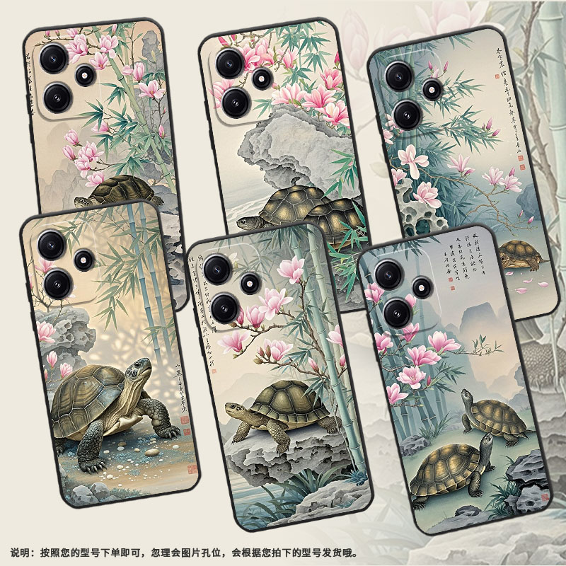 适用小米PocoM7Pro手机壳M4耐磨21091116AG轻薄XiaomiPOCOM5s1只大乌龟M6防摔23076PC4BI个性M6Plus保护套