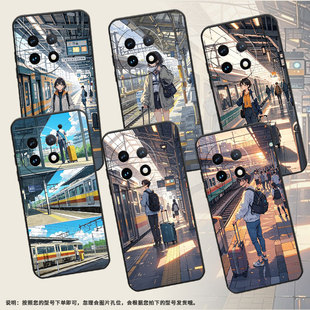 适用一加7Pro手机壳HD1911全包边Oneplus8拖着行李箱一加11防摔ACE2耐磨超薄一加ACE3Pro个性一加12R保护套