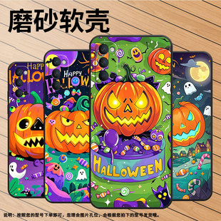 适用OPPOReno手机壳10x纯黑色PCCM00商务0pp0RenoAce保护套Ace2南瓜灯怪物Reno2F高级PCKM70轻薄Reno4F软壳