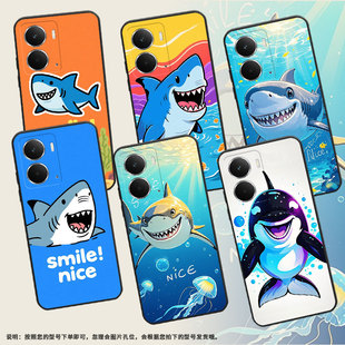 适用Realme13 手机壳RMX5002全包边真我14漫画鲨鱼商务RealmeV70耐磨Neo7X超薄RMX5060硅胶P3Ultra保护套