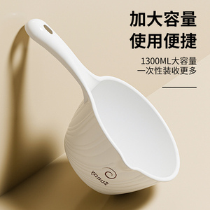 水勺瓢洗澡儿童洗澡水勺塑料水勺家用长柄加厚水瓢厨房舀水瓢大号