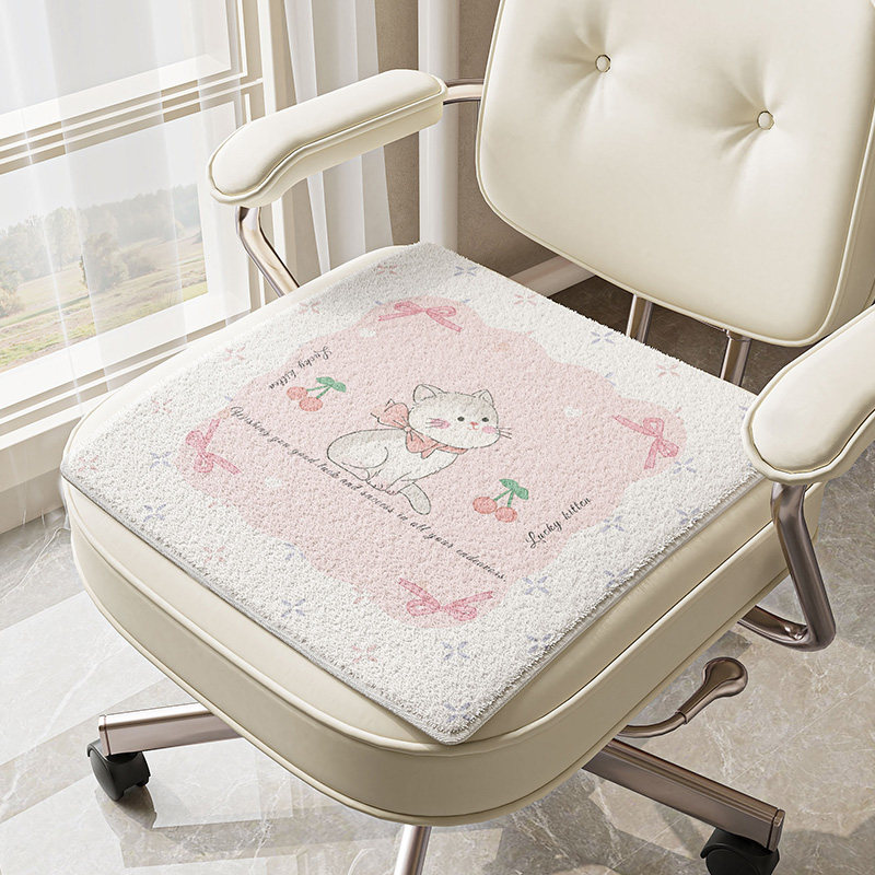 卡通可爱毛绒坐垫办公室椅子椅垫久坐冬季加厚屁垫餐椅凳子垫防滑,居家布艺,椅垫,淘宝优惠券,粉丝福利购,淘宝优惠卷
