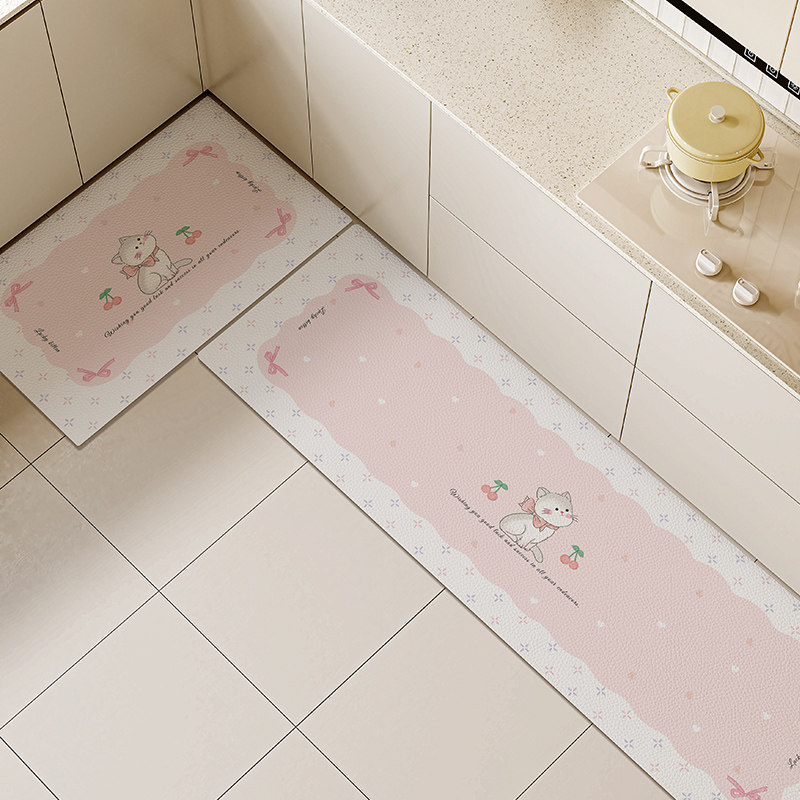 卡通厨房地垫2025新款防滑防油可擦免洗专用脚垫防水耐脏家用地毯,居家布艺,厨房地垫,淘宝优惠券,粉丝福利购,淘宝优惠卷