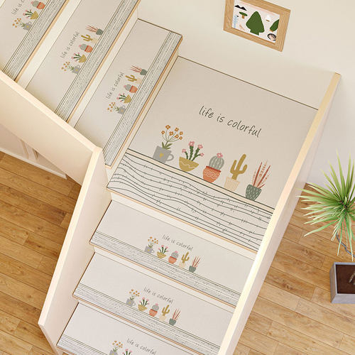 实木楼梯踏步垫可擦免洗台阶垫子硅藻泥地垫吸水隔音防摔防滑地毯