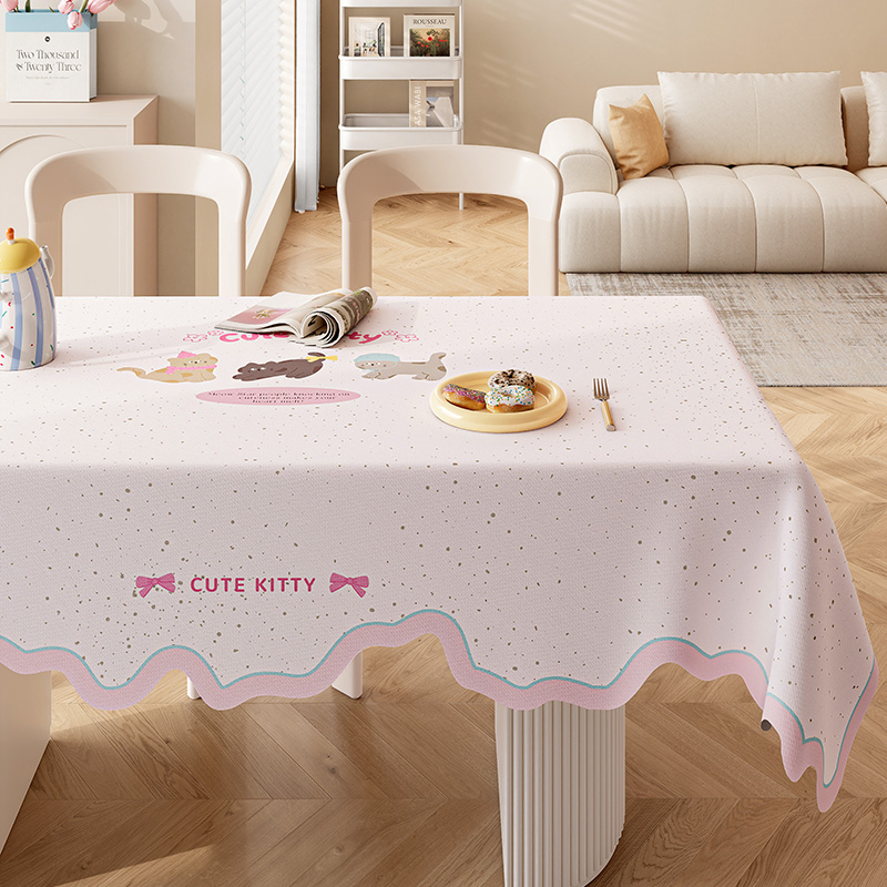 卡通异形桌布防水防烫免洗餐桌垫
