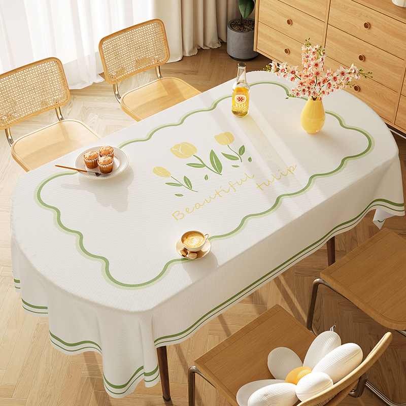桌布轻奢高级感圆形餐桌垫