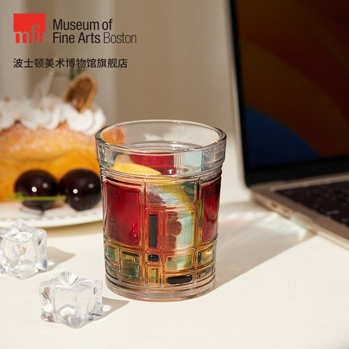蒙德里安大都会艺术博物馆玻璃杯