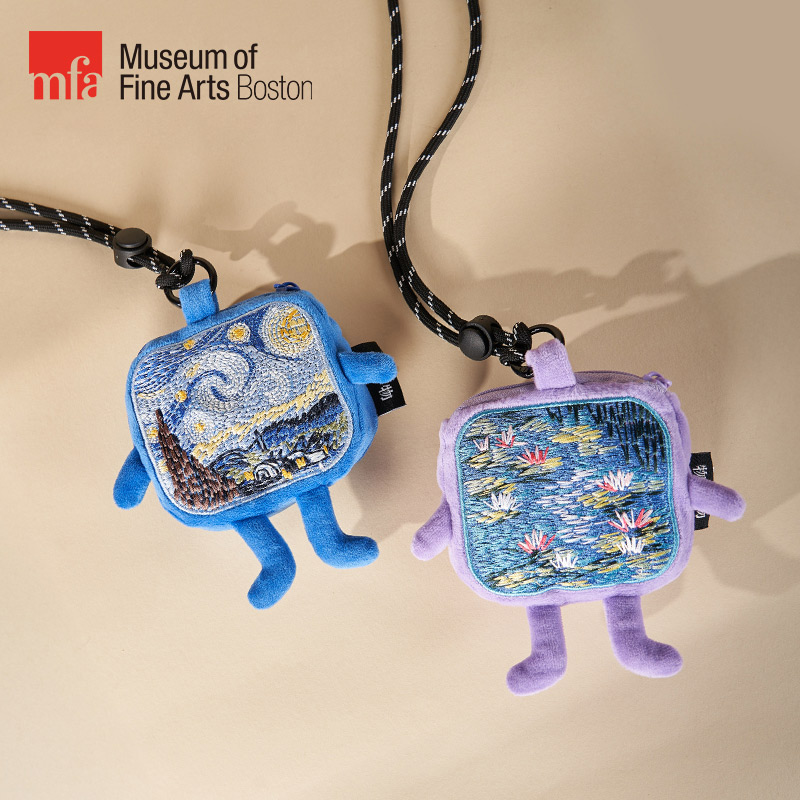 致敬大师系列莫奈梵高收纳包挂件