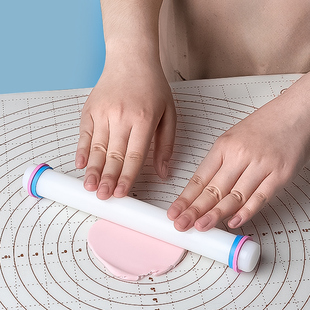 黏土工具仿真花卉擀皮滚轴不沾粘土神器压泥棍工具神器泥板成型