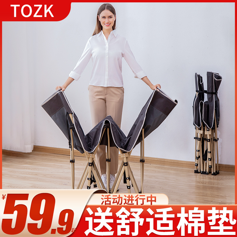 TOZK折叠床单人午睡办公室午休躺椅家用成人简易便携行军床多功能