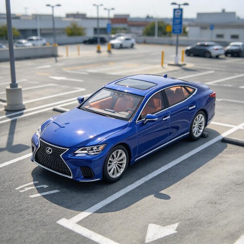 麦思迪1/64仿真Lexus LS500雷克萨斯合金汽车模型摆件礼物送朋友