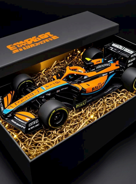 1:24仿真迈凯伦F1 MCL36合金汽车模型方程式拉力赛车车模金属摆件