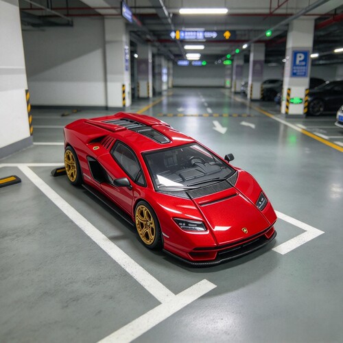 拓意1/64仿真Lamborghini LPI800-4兰博基尼合金车模摆件滑行小车