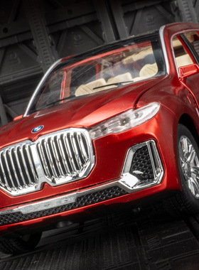 1:24仿真X7城市SUV模型合金车模金属玩具汽车轿车摆件送朋友礼物