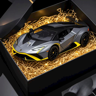 创意桌面摆件合金车模仿真兰博基尼模型STO声光车男友孩子礼物车