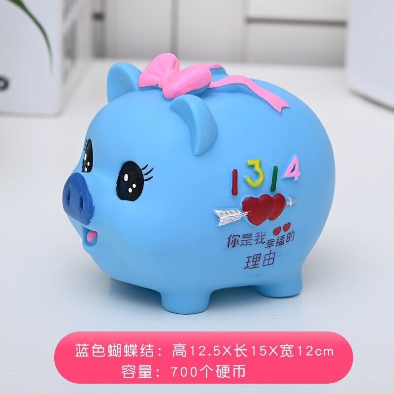 【爆款】520儿童情侣小猪玩具卡通创意存钱罐家居摆件