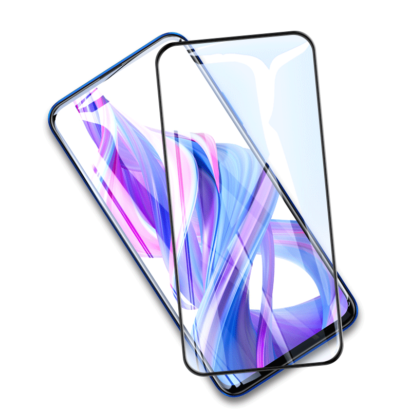适用华为hlk-al00钢化膜hlkaloo全屏一aloo手机hlkal10荣耀9x模hik–a110九叉a100honor9xpor无白边h1k玻璃