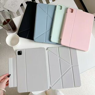 适用小新pad11平板壳联想TB-J606F变形Y折小新11寸保护套2021/20款磁吸搭扣一体壳11寸多样折叠